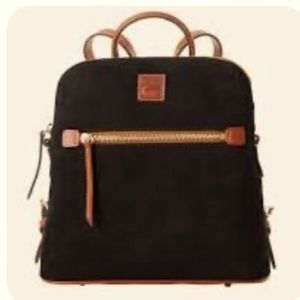 Dooney & Bourke Soft Chocolate Suede Backpack